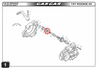 Gas Gas TXT Rookie ,Kickstart Sleeve, Shop Soiled Y00.773361