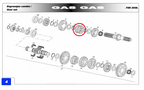Gas Gas ,Primary Gear 3-4, Fits EC HP Wild FSE ME25636072