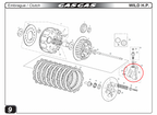 Gas Gas 450 ,Clutch Pump Kit, Genuine NOS MFS400132026