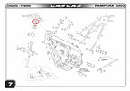 Gas Gas TXT Pampera Rookie  & Boy ,Yoke Shaft Nut, BT27910029