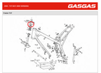 Gas Gas TXT Pampera Rookie  & Boy ,Yoke Shaft Nut, BT27910029