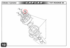 Gas Gas TXT EC SM Rookie ,Thermostat, Part Number Y00.277104