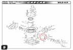 Gas Gas EC Central ,Exhaust Valve, Genuine, NOS