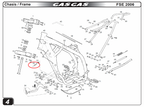 Gas Gas 450 ,Fitting With Filter Lower Frame, BFS450632209CT