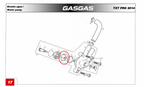 Gas Gas TXT ,Water Pump Impeller, MT280218007