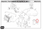 Gas Gas Oil Level ,Sight Glass, Genuine NOS MFS400110015