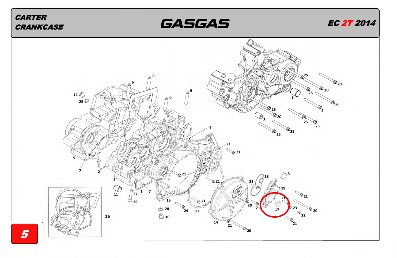 Gas Gas Oil Level ,Sight Glass, Genuine NOS MFS400110015