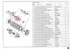 Gas Gas K2 ,Clutch Upper Cam Plate ,14020000-000FG-000000