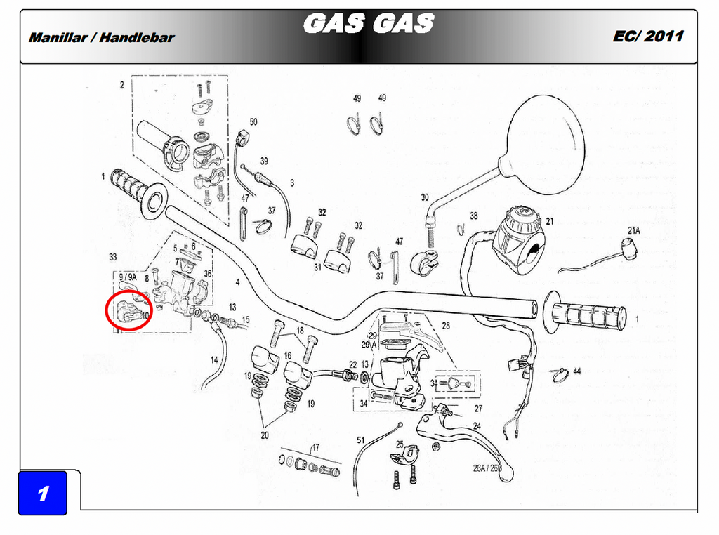 Gas Gas EC Genuine Front ,Brake Dust Cover, NOS BC25922213