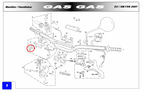 Gas Gas EC Genuine Front ,Brake Dust Cover, NOS BC25922213