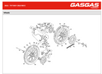 Gas Gas TXT Boy ,Front Brake Disc, Genuine NOS BIT050322011