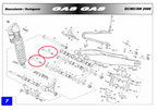 Gas Gas EC ,Suspension Link Bolt, M14 x 95 Part Number T0201495R