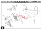 Gas Gas Pampera/TXT ,Radiator Hose, Genuine NOS L200009