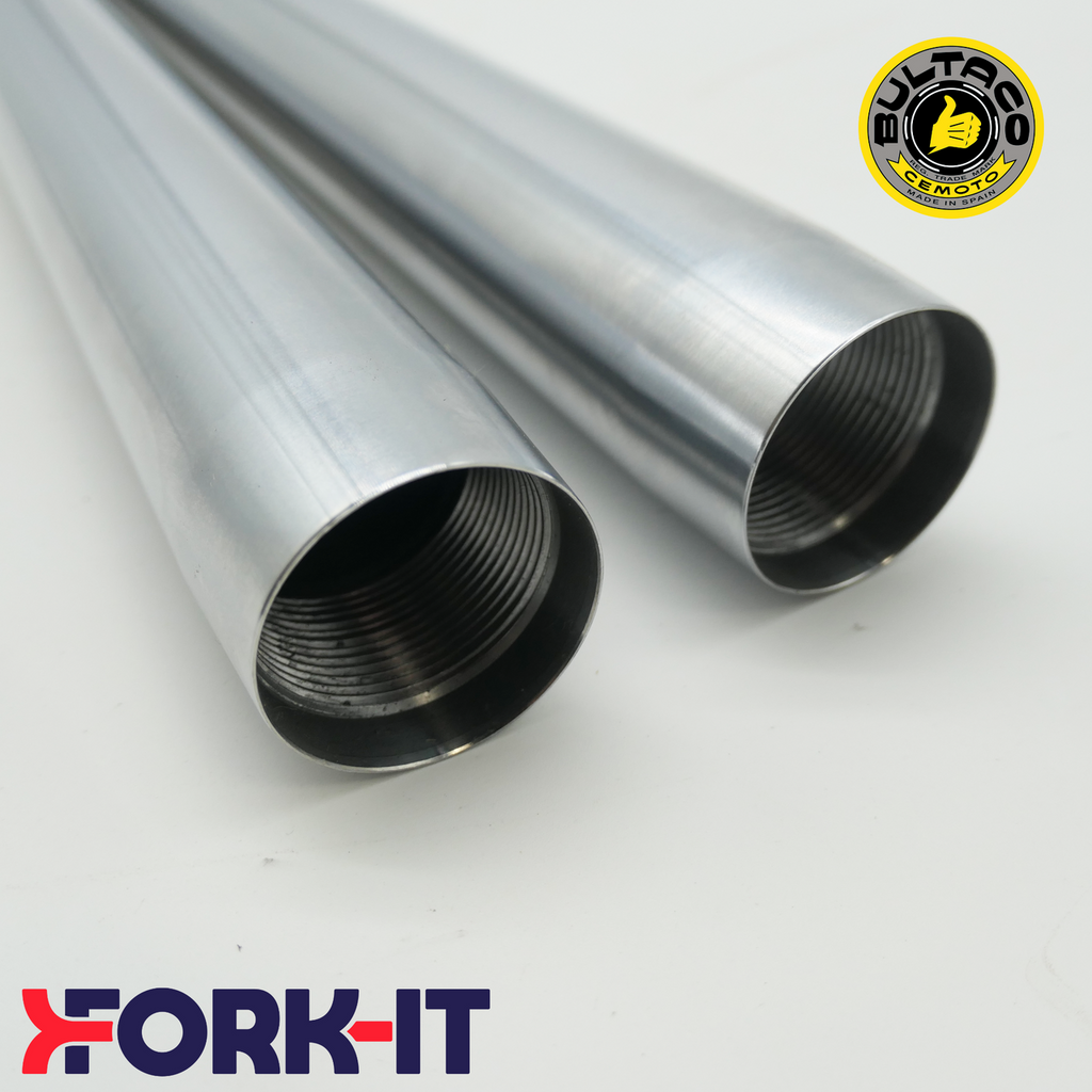 FITS ,BULTACO MATADOR 1963-1970, - Fork Tubes - Tapered Top - 35mm Ø - 560mm Long