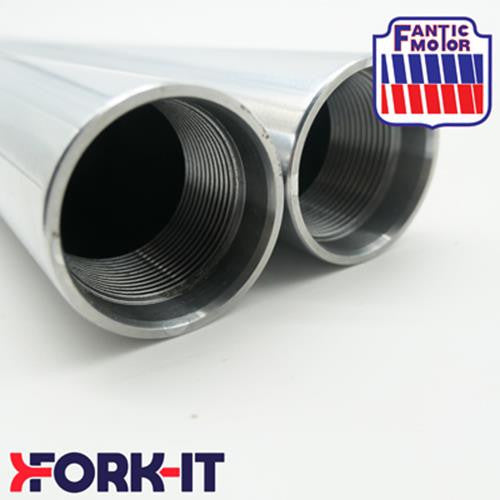 FITS ,FANTIC 125cc (FM250) 200cc (FM350) 1982-89, - Fork Tubes - 35mm Ø - 580mm Long